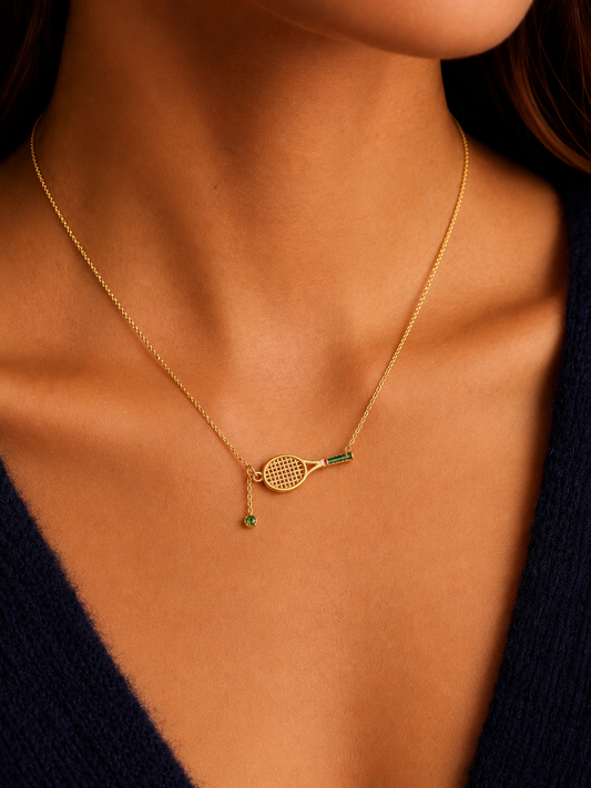 Bellamont Tennis Necklace - Gold